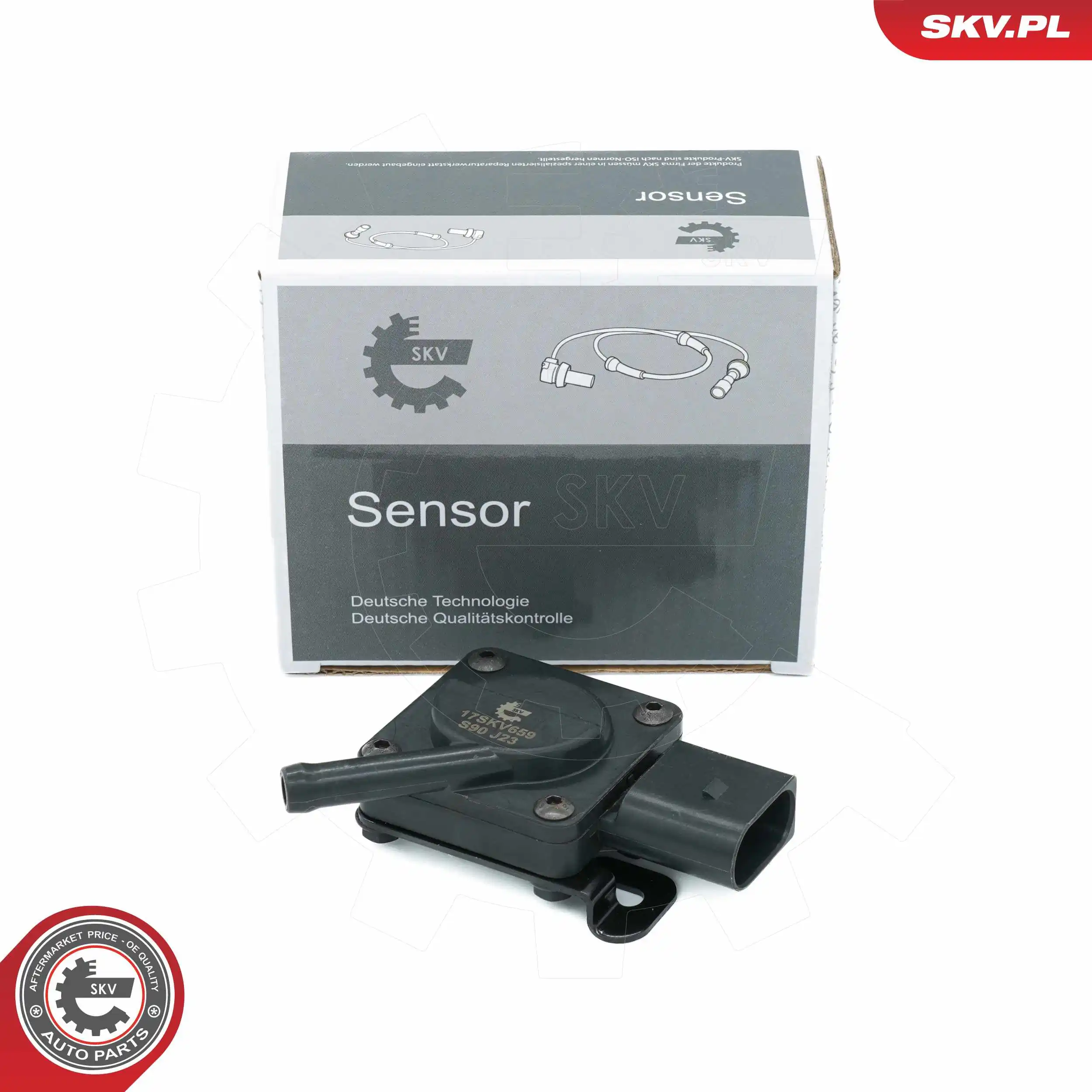 Sensor, exhaust pressure